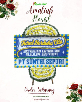 Papan Bunga Duka di Mangkang Kulon