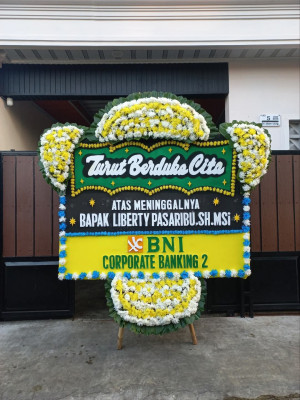 Papan Bunga Duka di Mangkang Kulon