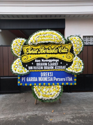 Papan Bunga Duka di Mangkang Kulon