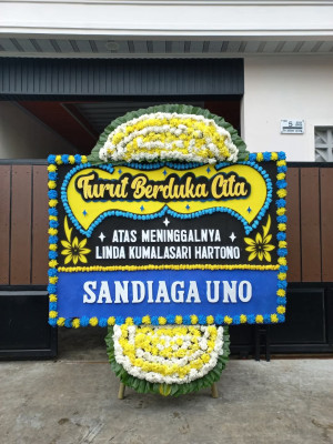 Papan Bunga Duka di Mangkang Kulon